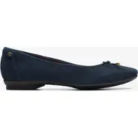 Clarks Candra Lichtblauwe Suède Schoenen