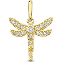 New Bling - 9NBG-0912 - 14K geelgouden Hanger – Vlieg – Dames Hanger