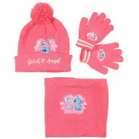 Stitch Lilo & & Angel winterset - Disney - muts snood handschoenen. Maat 52/54 - One Size.
