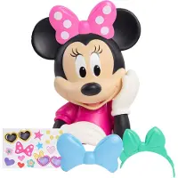Just Play Disney Minnie Mouse Bowdazzling Stylinghoofd - 15 cm hoog - incl. accessoires