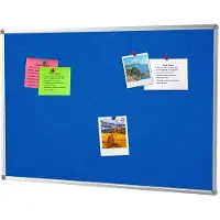 Ivol Prikbord vilt 45x60 cm - Blauw