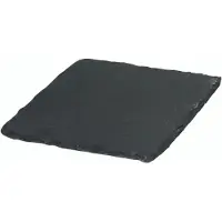 Novaliv Leisteen bord vierkant I 10x10x0,5 cm I Leisteen bord Leisteen bord Serveerbord Serveerbord Leisteen stenen bord Ontbijtbord