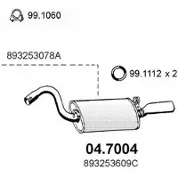ASSO 04.7004 Einddemper