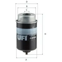 Ufi 24.A86.00 Brandstoffilter