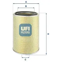 Ufi 27.D49.00 Luchtfilter