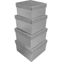 Clairefontaine Cadeaudoos Zilver 4-delig