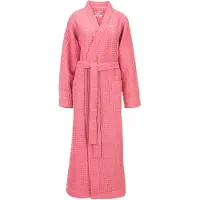 Zohome Luxe Wafel Badjas - Baby Pink Baby Pink / L