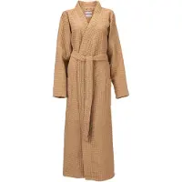 Zohome Luxe Wafel Badjas - Pale Khaki Pale Khaki / M