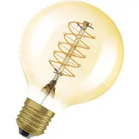 Osram LED lamp E27 | Globe G80 | Vintage 1906 Spiral | Goud | 2200K | Dimbaar | 4.8W (37W)