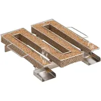 vidaXL BBQ-rookoven met koude rookgenerator gegalvaniseerd staal