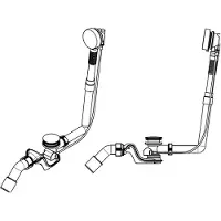 Kaldewei af- en overloopset COMFORT LEVEL KA 4001