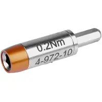 Bernstein Werkzeugfabrik 4-972 Draaimomentadapter Vooringesteld Inbus 0.2 Nm (max)