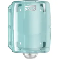 Tork Centerfeed Dispenser Wit en Turquoise W2 Robuust Design Performance Lijn 447 cm x 328 cm x 302 cm 653000