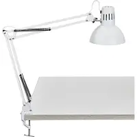 MAUL MAULstudy Bureaulamp - Metaal - Wit - E27 Fitting - Tafellamp met Klem