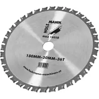 Holzmann Reservezaagblad TCT Maschinen MKS180SB