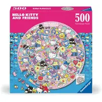 Ravensburger Hello Kitty ronde puzzel - 500 stukjes - legpuzzel.