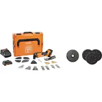 Fein AMM 500 PLUS CE-Set 71293868000 Multifunctioneel accugereedschap Incl. 2 accus, Incl. lader, Incl. accessoires, Incl. koffer 18 V 2 Ah Aantal meegeleverde