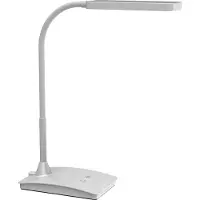 MAUL MAULpearly Vrijstaand Bureaulamp LED (verwijderbaar) Zilver Netstroom 106 x 265 x 375 mm
