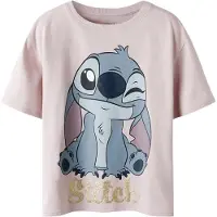 Name It Kids Shirt 'NKFakun Stitch' marine / smoky blue / goud / sering