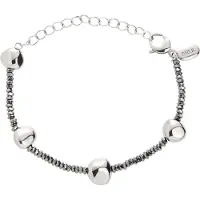 Breil Armband 'Rocks' antraciet / zilver