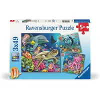Ravensburger Betoverende Onderwaterwereld Puzzel (3 x 49 stukjes)
