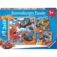 Ravensburger Hot Wheels Puzzel Veelkleurig