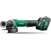 HiKOKI G1813DVFWQZ | Accu haakse slijpmachine 18V 125mm met rem en variabel toerental in HSC III koffer (2x 5.0Ah BSL1850MA accu + lader) - G1813DVFWQZ