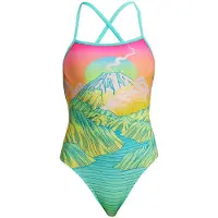 Funkita Strapped In Swimsuit Groen AUS 10 Vrouw