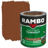 Rambo Pantserbeits Tuinhout Zijdeglans Donker Eiken 2.25L