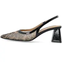 Bianco Slingpumps 'Maralyn' cappuccino / donkerbruin / zwart