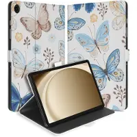 B2Ctelecom Book Case voor Samsung Galaxy Tab A9 Plus Tablethoesje Vlinders