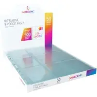 GameGenic Sideloading Ultrasonic 9-Pocket Pages (50 stuks)
