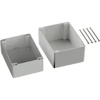TRU COMPONENTS TC-9065712 Industriële behuizing 160 x 120 x 140 ABS Grijs-wit (RAL 7035) 1 stuk(s)