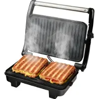 Media Evolution COOK-IT Tosti Apparaat - Instelbare Temperatuur - Vergrendelende Clip - Tosti IJzer - Contact Grill