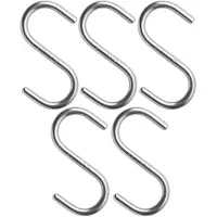String s-haak 5-pack Roestvrij staal