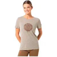 Super.natural Ornament T-shirt Met Korte Mouwen Beige S Vrouw