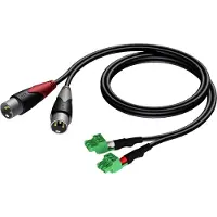 Procab XLR naar terminal block | | CLA834 | 3 meter (Stereo, 3-pins)