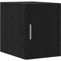 vidaXL Opbergkast met Planken Zwart eiken 30 x 42,5 x 225 cm
