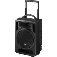 Monacor TXA-1020 Mobiele luidspreker, Mobiele PA-luidspreker 25 cm 10 inch werkt op een accu, werkt op het lichtnet 1 stuk(s)