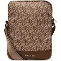 GUESS Torba GUTB10HGCFSEW 10" brązowy/bruin GCube Stripe Tablettas (10", Universeel), Laptoptas, Bruin
