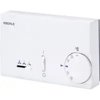 Eberle KLR-E Ruimtethermostaat H7.5xB12.75xD2.86cm Wit