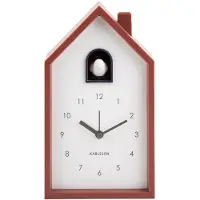 Karlsson Wekker Modern Cuckoo Red Ochre