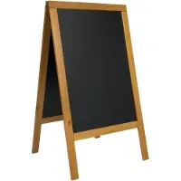 Securiton stoepbord Sandwich ft 70 x 125 cm, teak