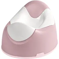 Beaba Ergonomisch Potje - Roze - Comfortabel en Antislip - Verwijderbare Inzet - Makkelijk te Reinigen