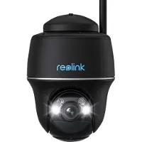 Reolink B430 5mp, draadloze Pan & Tilt Dual WiFi camera op accu (oplaadbaar) zwart