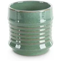 Eurofirany Groene Keramische Pot 11x11 cm - Decoratief en Stijlvol