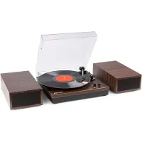 Fenton RP165D stereo platenspeler met Bluetooth en speakers -