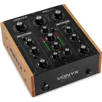 VONYX VDJ250 Rotary mixer - 2 kanaals mengpaneel - Analoge mixer -