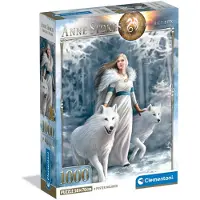 Clementoni - Puzzel - 1000 Stukjes - Anne Stokes Winter Guardians - Puzzel Voor Volwassenen