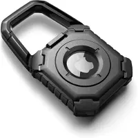TechProtection Kevlar Stevige AirTag 1 / 2 Hanger Zwart